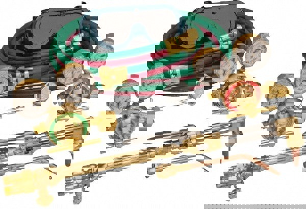 1/2 Inch Cutting Capacity, 1/4 Inch Welding Capacity, Oxygen and Acetylene Torch Kit